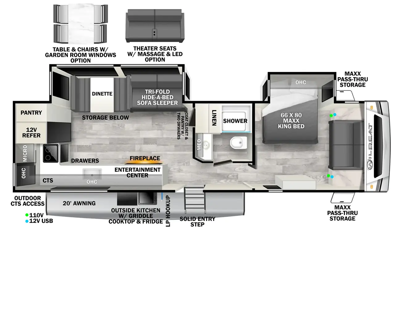 310RKX Floorplan Image